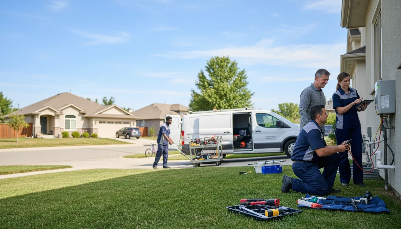 Tankless water heater service in Falmouth, KY
